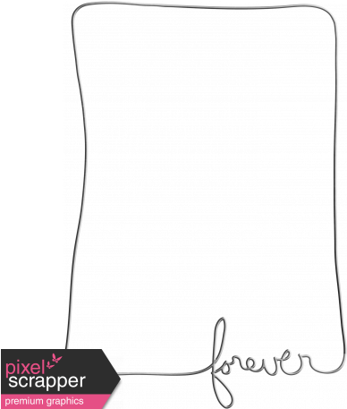 Forever Wire Word Art Frame - Frame Word (456x456), Png Download