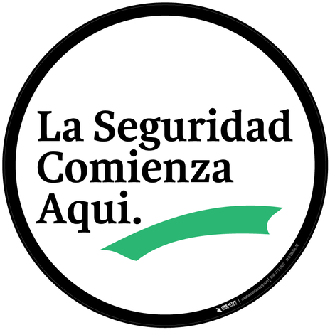 La Seguridad Comienza Aqui - Security (500x497), Png Download
