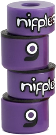 Orangatang Nipples Medium - Orangatang Bushings - Purple Nipples (450x450), Png Download