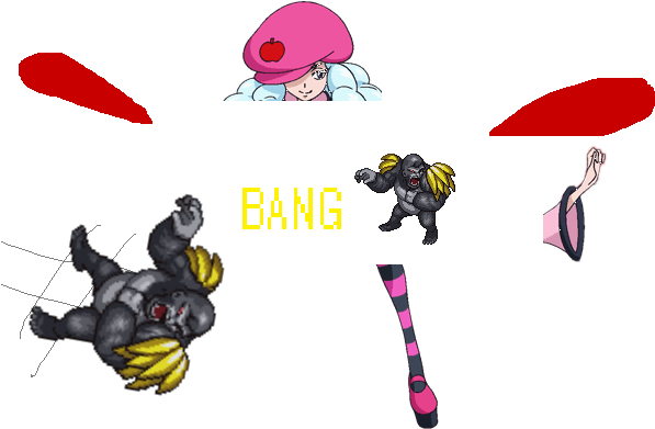 Chimera Gorilla Defeated By Hosshiwa Make It Explode - Portable Network Graphics (619x432), Png Download