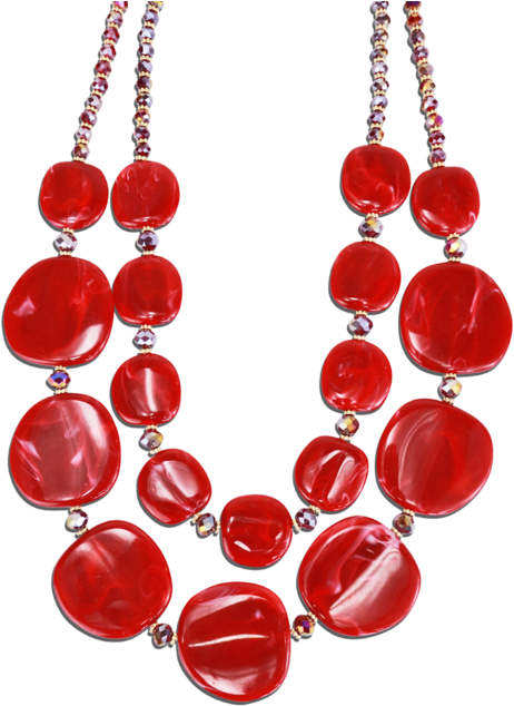 Polished Statement Necklace Necklaces Lou Lou Boutiques - Necklace (500x739), Png Download