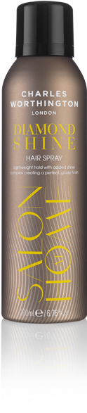Charles Worthington Diamond Shine Hair Spray (387x600), Png Download