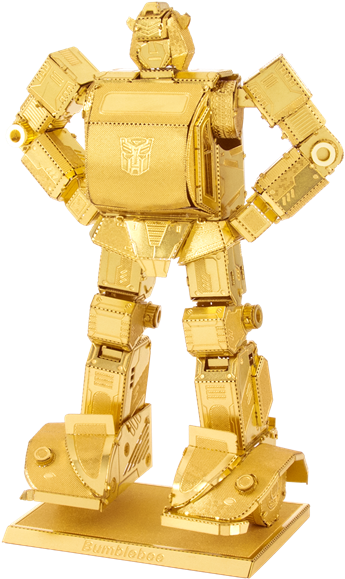 Metal Earth Tranformers - Metal Earth Bumblebee Transformers Model (376x600), Png Download