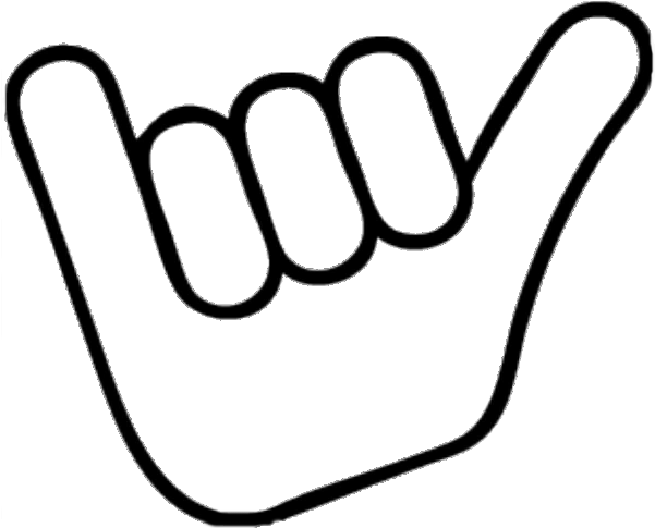 Hang Cliparts - Sinal Da Hang Loose (600x739), Png Download