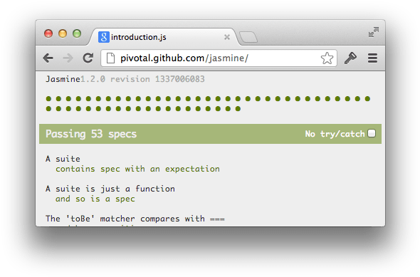 Jasmine Example Spec Output - Notebook (605x404), Png Download