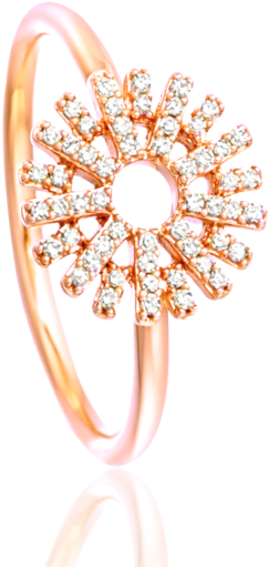The Summer Shine Rose Gold - Engagement Ring (600x600), Png Download