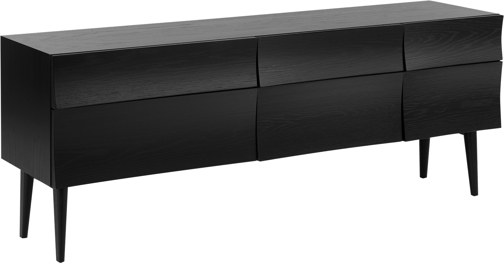 Reflect Sideboard - Muuto Reflect Sideboard Black (2000x2000), Png Download