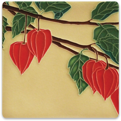 Japanese Lantern Tile - Tile (570x475), Png Download