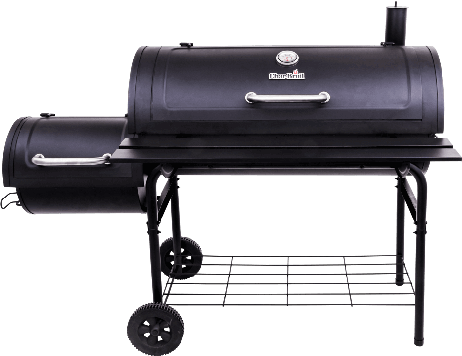 American Gourmet 40 Inch Offset Smoker Deluxe - Char-broil American Gourmet (1000x1000), Png Download