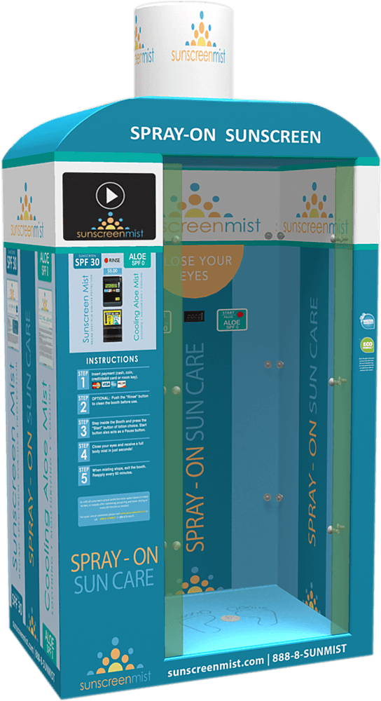 Download Sunscreen Spray Booth Full Size PNG Image PNGkit