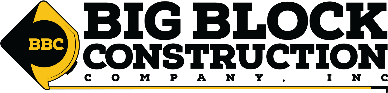 Big Block Construction Co. Inc. (1500x660), Png Download