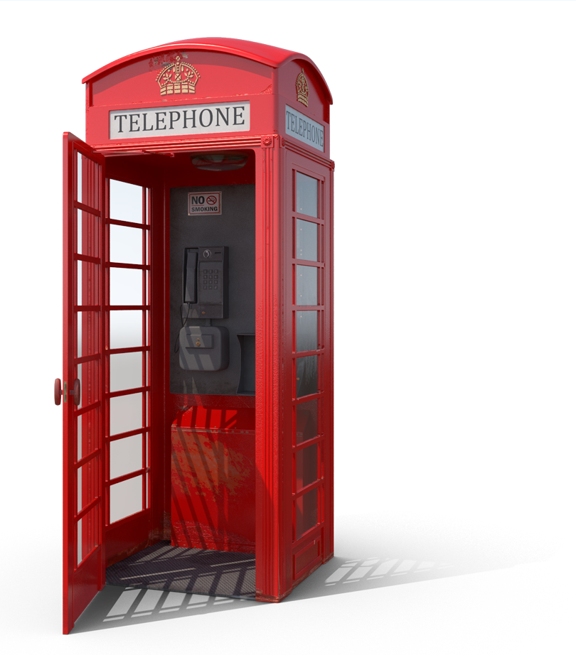 Telephone Booth (810x922), Png Download