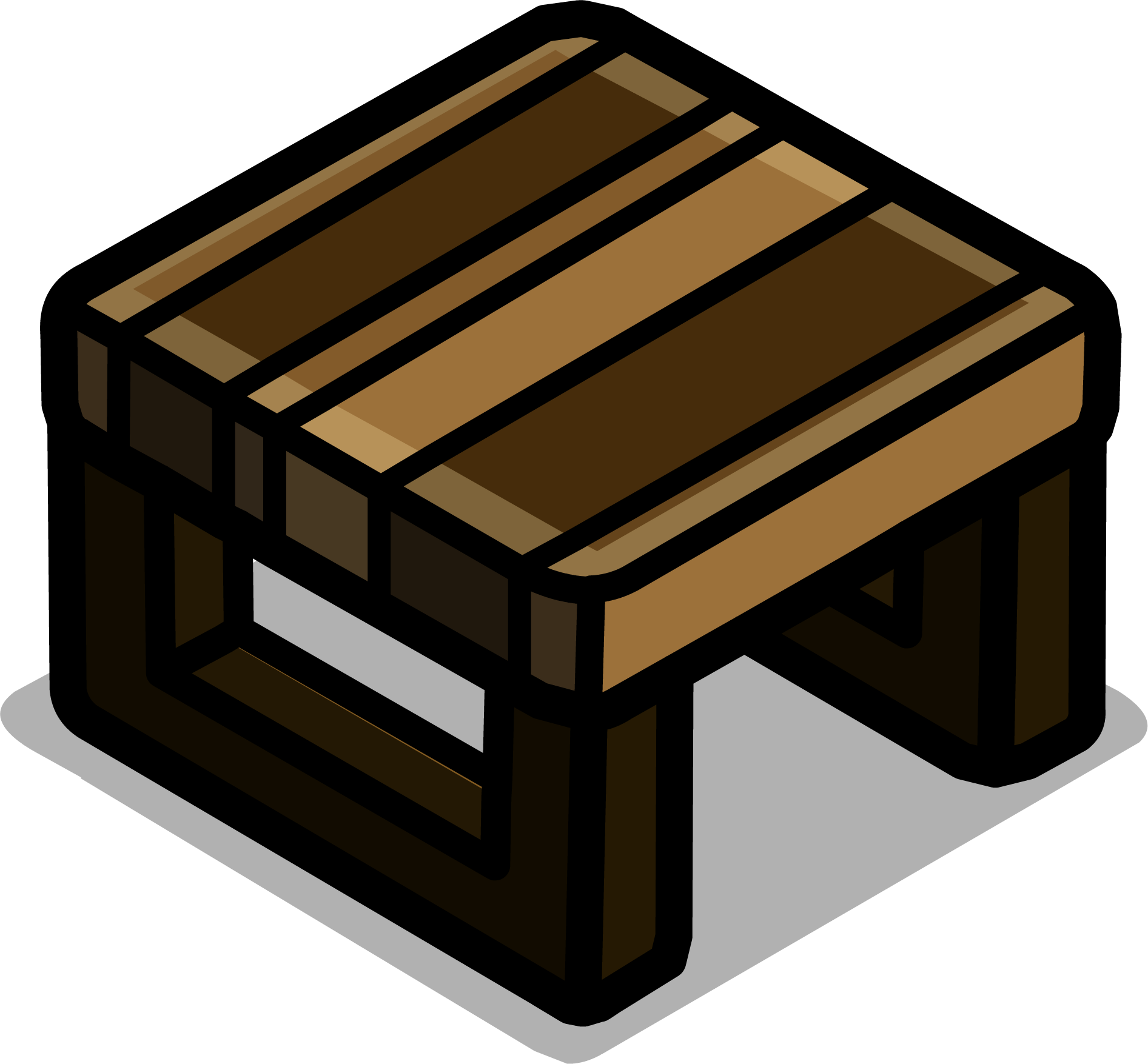 Modern End Table Ingame - Table (1893x1755), Png Download