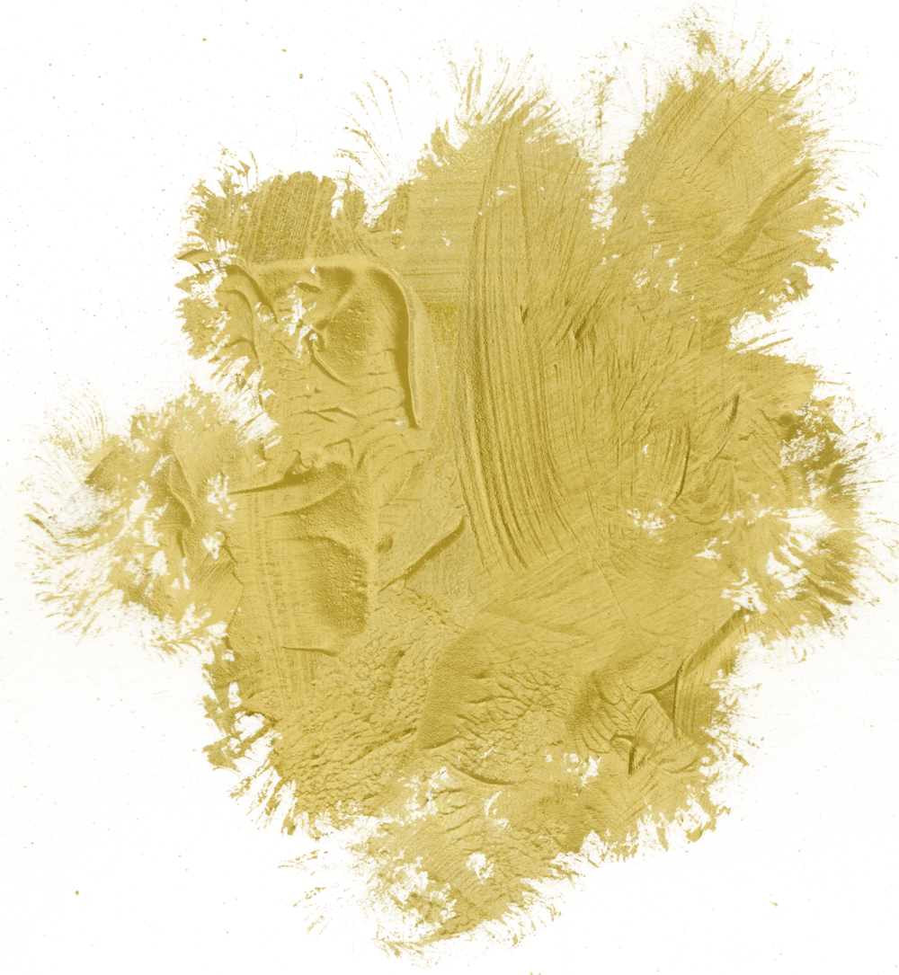 Gold Paint Smudge 7 (1000x1085), Png Download
