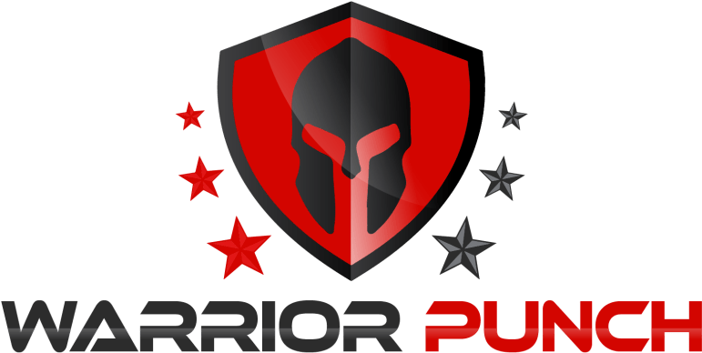 Warrior Punch Logo - Boxing (838x414), Png Download