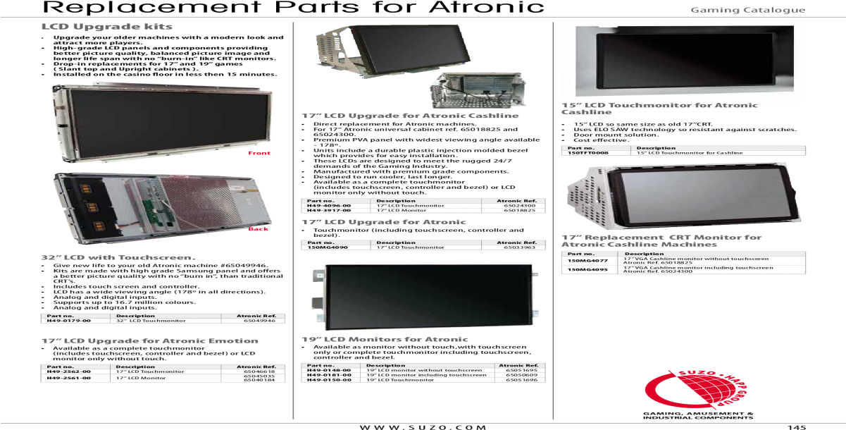 Replacement Parts For Atronic Gaming Catalogue - Personal Computer (1200x630), Png Download