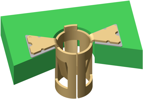 Sycamore Contact Assembled To Pcb - Smt Placement Equipment (500x351), Png Download