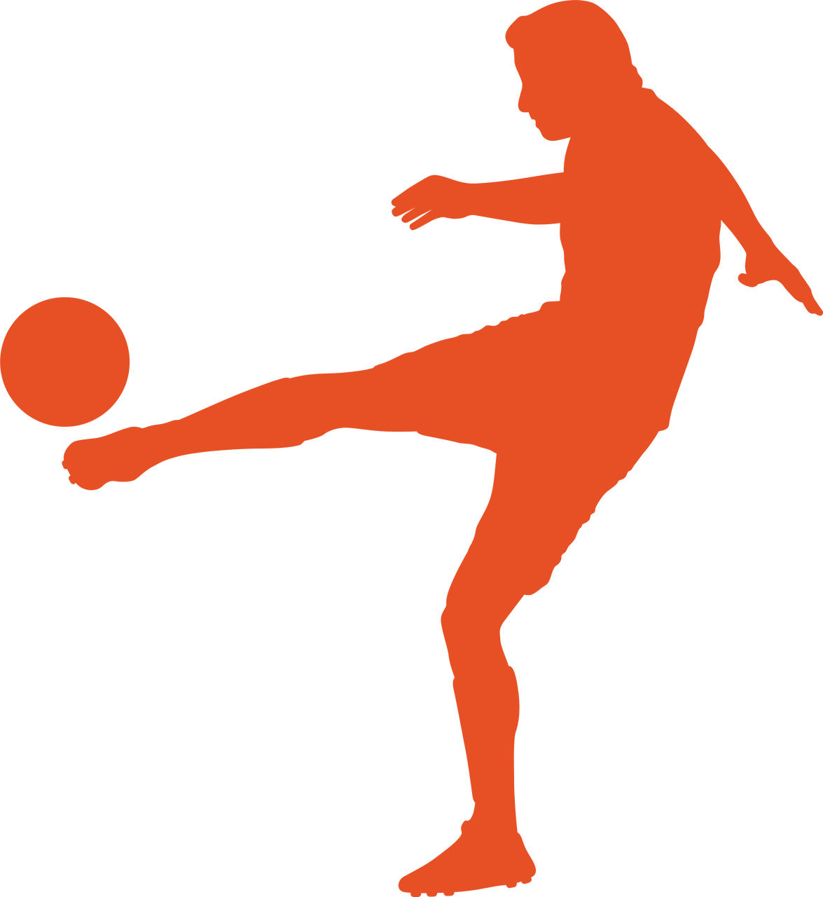 Image - Soccer Player (1175x1280), Png Download