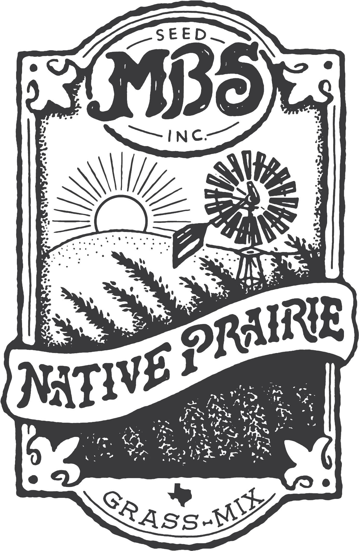 Native Prairie Grass Seed Mix - Lawn (1404x2154), Png Download