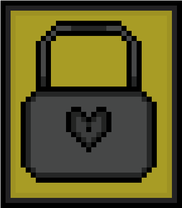 El Candado Prosito - Rainbow Pixel Heart (460x610), Png Download