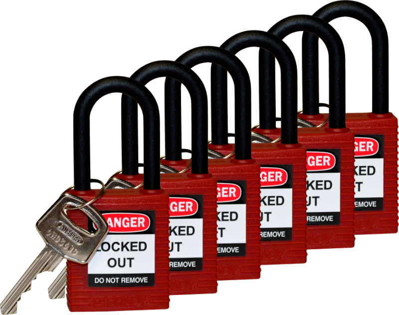 Melcsa Candados Etiquetas Para Candados Brady 0 - Brady Safety Padlocks (800x632), Png Download