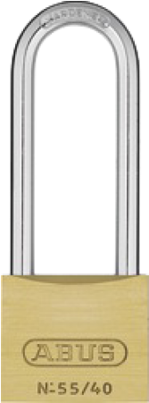 Abus - 55/40 40mm Cadenas En Laiton à Long Manille 63