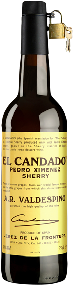 Valdespino Pedro Ximenez El Candado (jerez) (312x559), Png Download