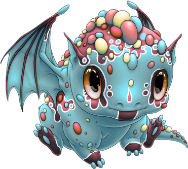 S Splotch Toad Dragon - Cartoon (380x337), Png Download