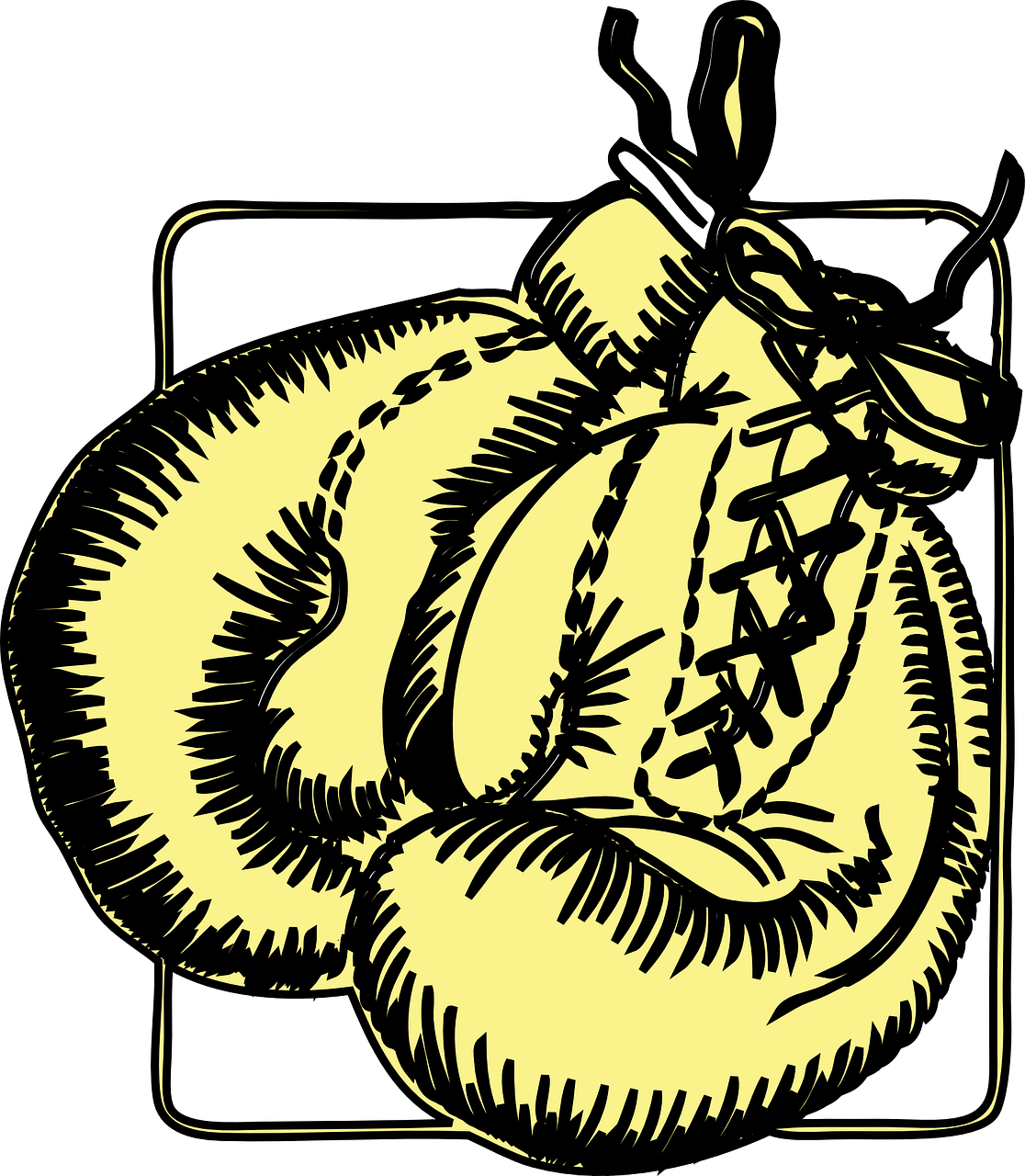 Boxing Gloves Yellow Sport Transparent Image - Integrationsmöglichkeiten Für Das Boxen Im Schweizer (1116x1280), Png Download