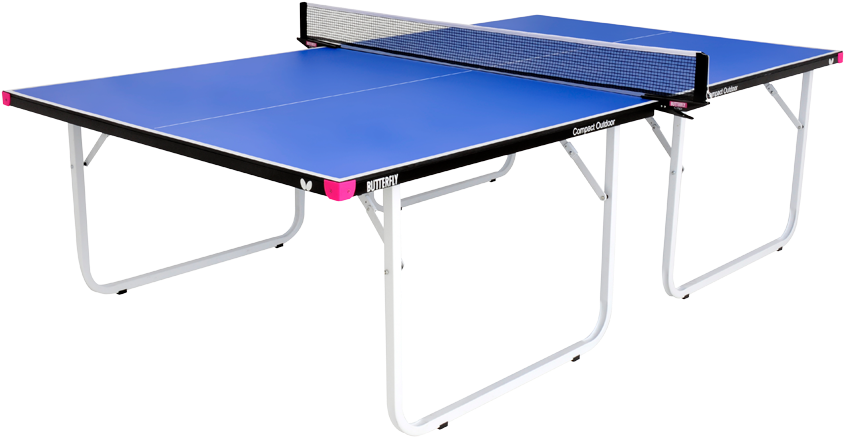 Butterfly Compact Outdoor Table Blue - Butterfly Compact Outdoor Table Tennis Table Colour: (894x488), Png Download