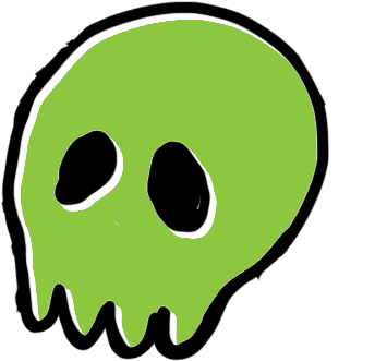 Skull - Portable Network Graphics (415x429), Png Download