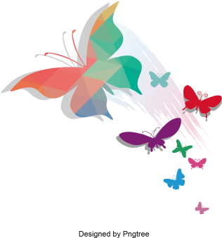 Simple Diseño De Mariposa Dibujos Pintados A Manosencillez - Portable Network Graphics (360x360), Png Download