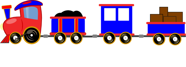 Clip Arts Related To - Draw Choo Choo Train (600x216), Png Download