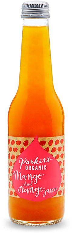 Parker's Organic Mango And Orange Juice - Parkers Organic Juice (534x800), Png Download