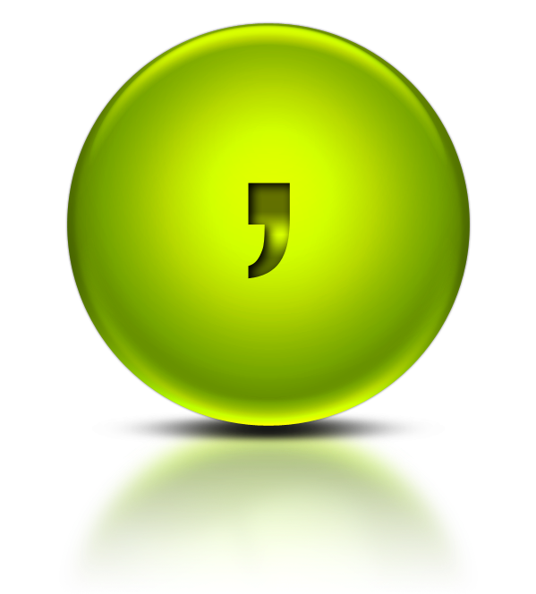 Reviewing The Comma Rules - Letter O Icon Png (600x700), Png Download