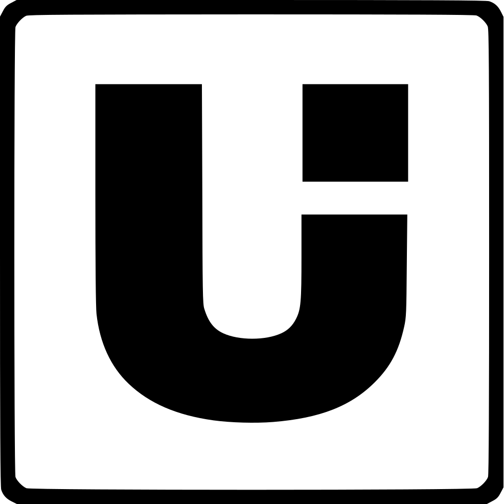 Modern Latin Alphabet U Comments - N Free Icon Png (981x980), Png Download