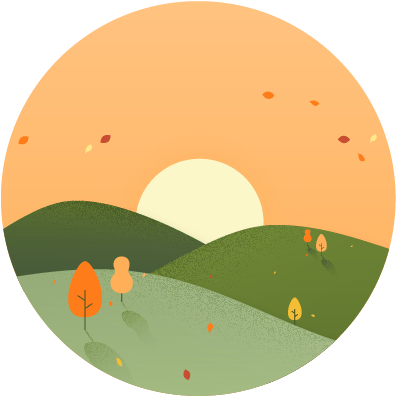 Fall - Circle (463x400), Png Download