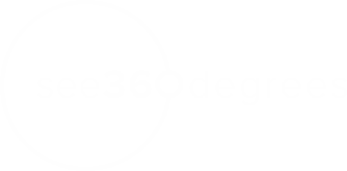 See 360 Degrees - Monochrome (500x247), Png Download