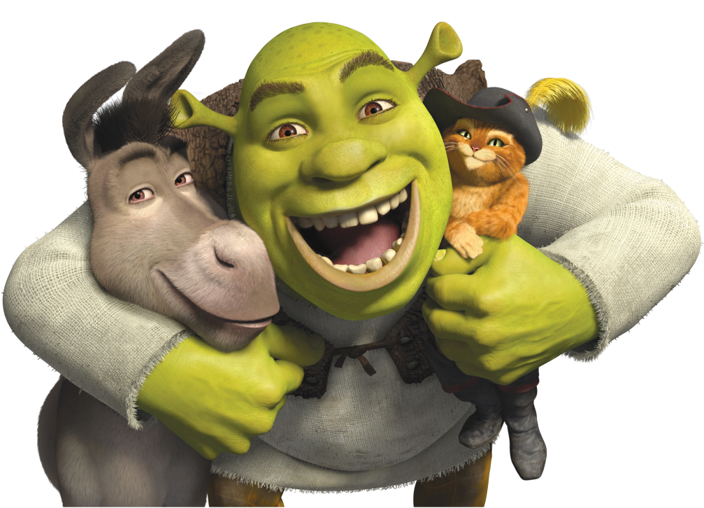 Shrekdonkeypuss1 - Shrek: Music From The Original Motion (1024x759), Png Download