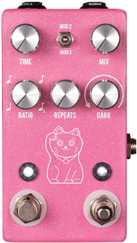 Jhs Pedals Lucky Cat Delay Pink - Guitar Pedal Pink (480x384), Png Download