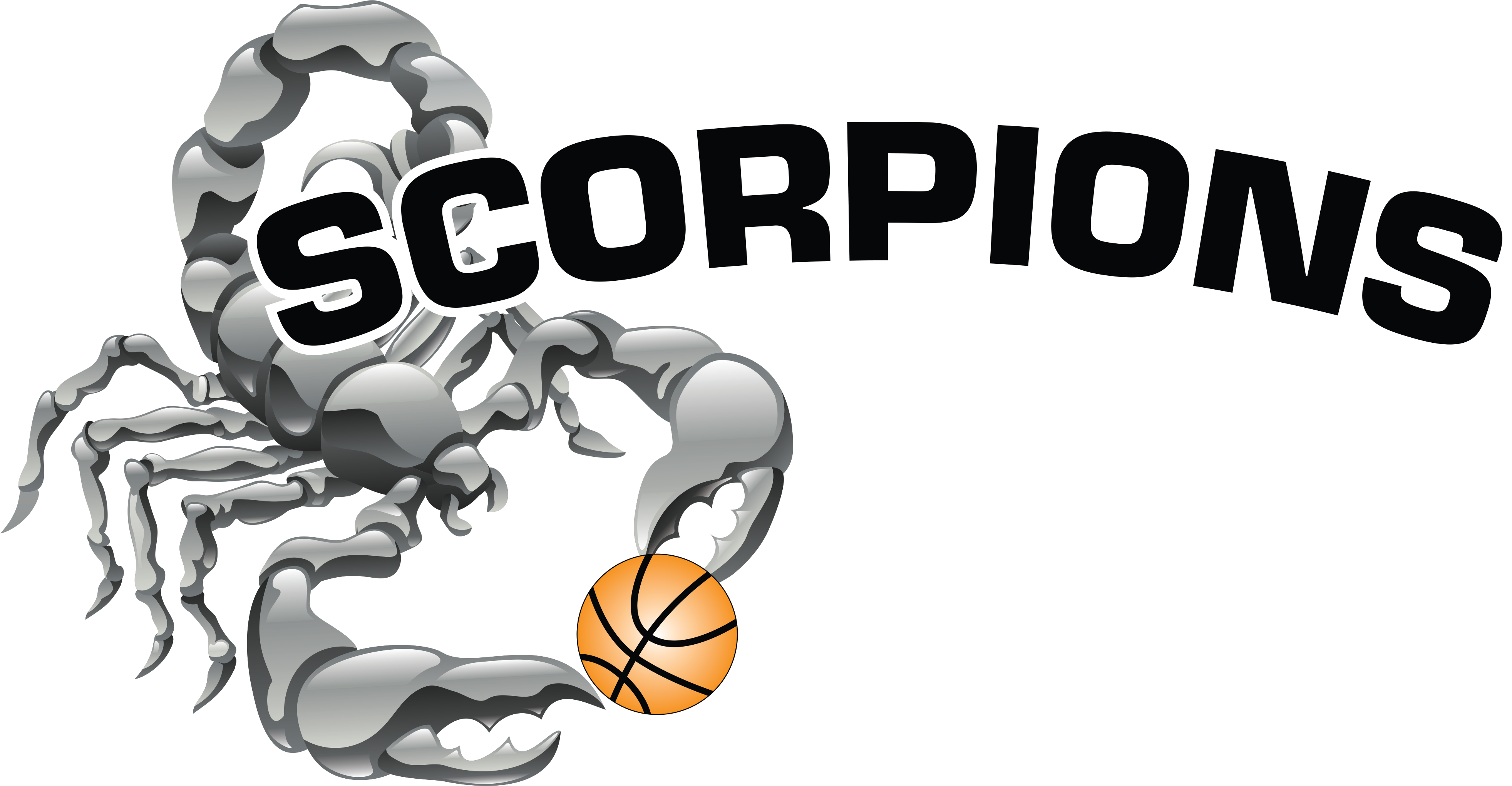 Scorpion Basketball Logo (3929x2055), Png Download