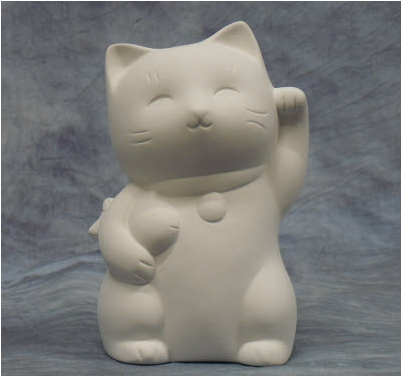 Kids Lucky Cat/6 - Cat (500x500), Png Download