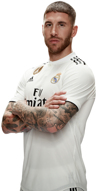 Sergio-ramos - Sergio Ramos 2018 19 Png (550x650), Png Download