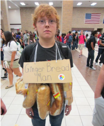 Halloween Costumes Gingerbread Man For Babies - Gingerbread Man Costume Pun (640x414), Png Download