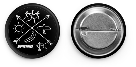 Round Button - Tiny Halloween Pinback Buttons (the Tiny Holiday Series (585x325), Png Download