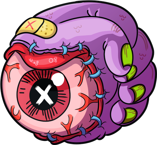 Fist Face Tends To Weird People Out With His Staring - Madballs 2017 Fist Face (500x500), Png Download