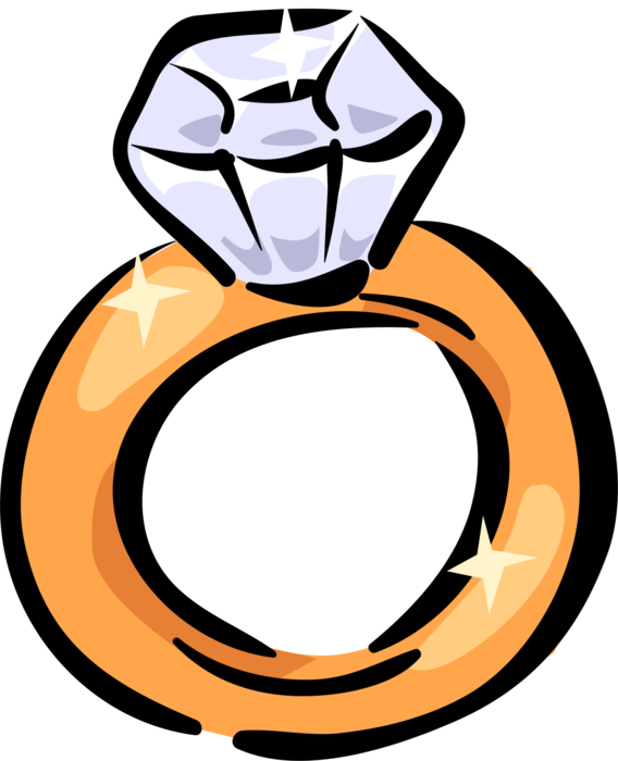 Download Vector Illustration Of Wedding Engagement Or Promise Anel Vetor Png Full Size Png Image Pngkit