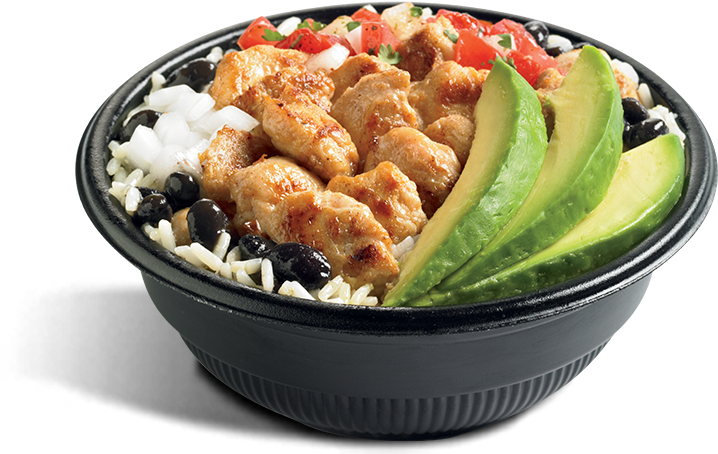 Bowls - Del Taco Bowl (860x480), Png Download