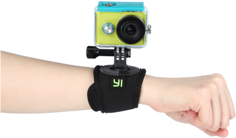 Yi Wrist Strap Mount For Yi Action Camera - Xiaomi Tech 208820 Original Xiaomi Yi Wrist Strap Mount (480x480), Png Download