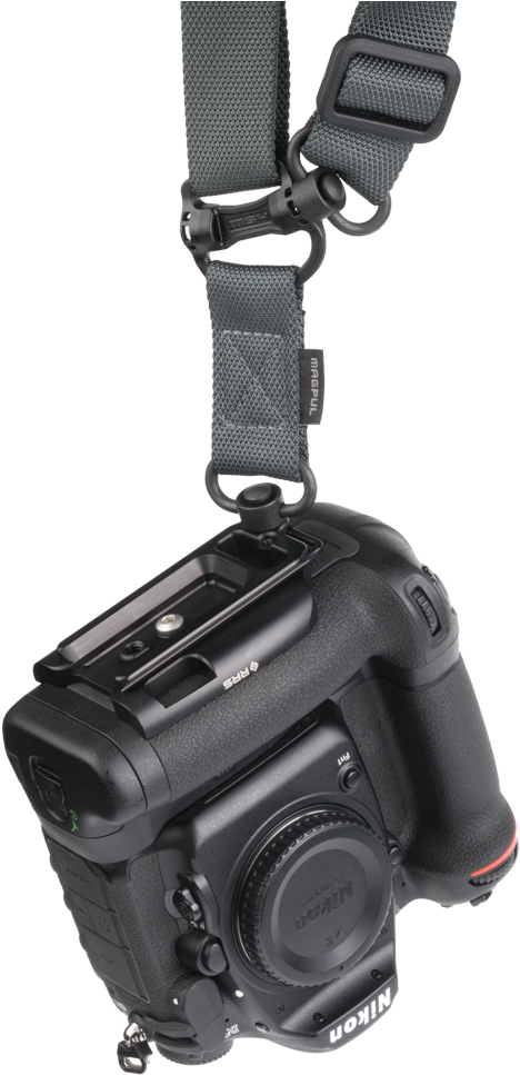 Plate For Nikon Mb-d17 Battery Grip Attached To Camera - Camera (1063x1000), Png Download